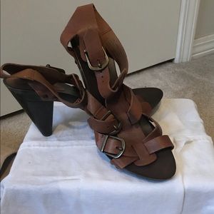 Strappy heels